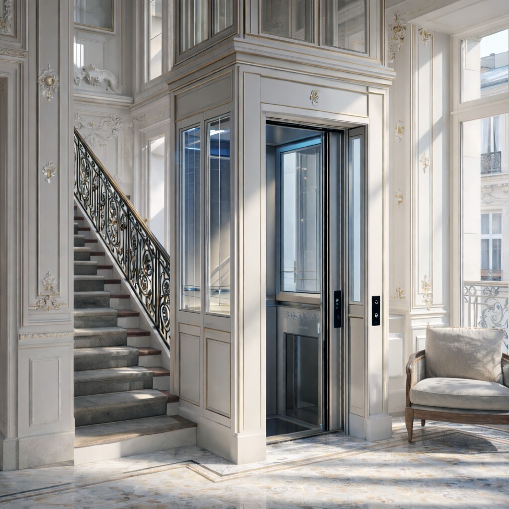 conception, installation et entretien d'ascenseurs privatif pour les hôtels particuliers