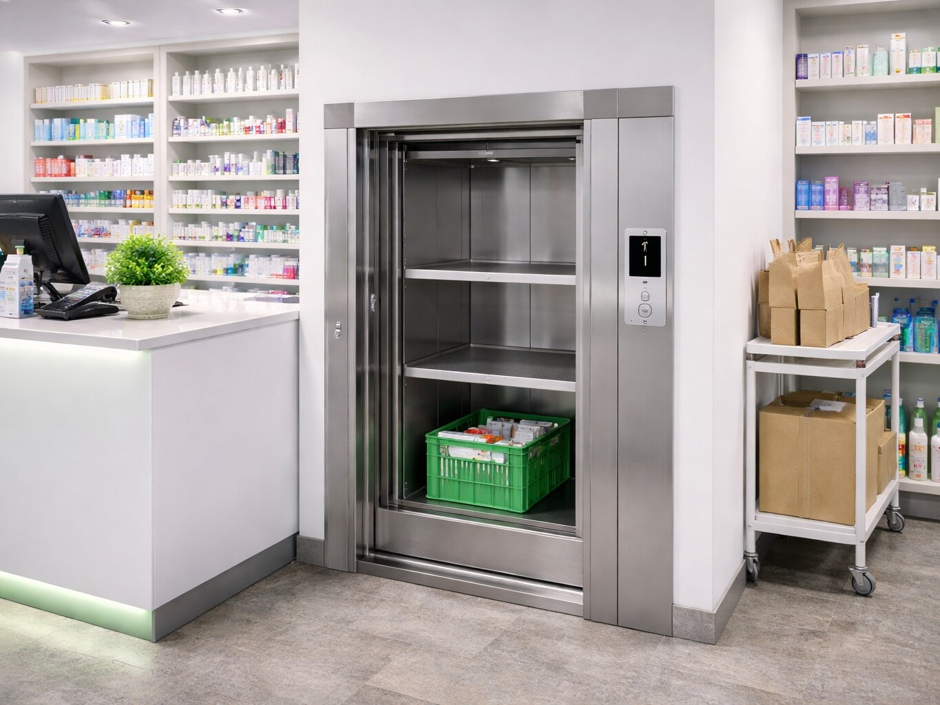 maintenance et réparation de monte-charge pour les commerces et boutiques à Paris